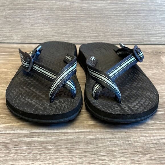 OBOZ Dyno Women’s Size 10 Black Blue Flip Flop Sandal - Picture 2 of 11